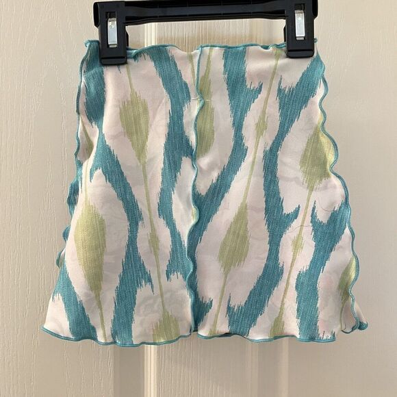 Haystacks Baby Bias Reversible Skirt Steam Train Michigan USA Girls SZ Small NWT - Picture 2 of 6